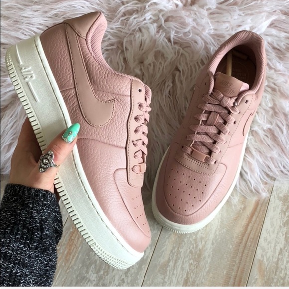 NWT👩🏻🎤Nike Air Force 1 upstep pink leather - Picture 8 of 8